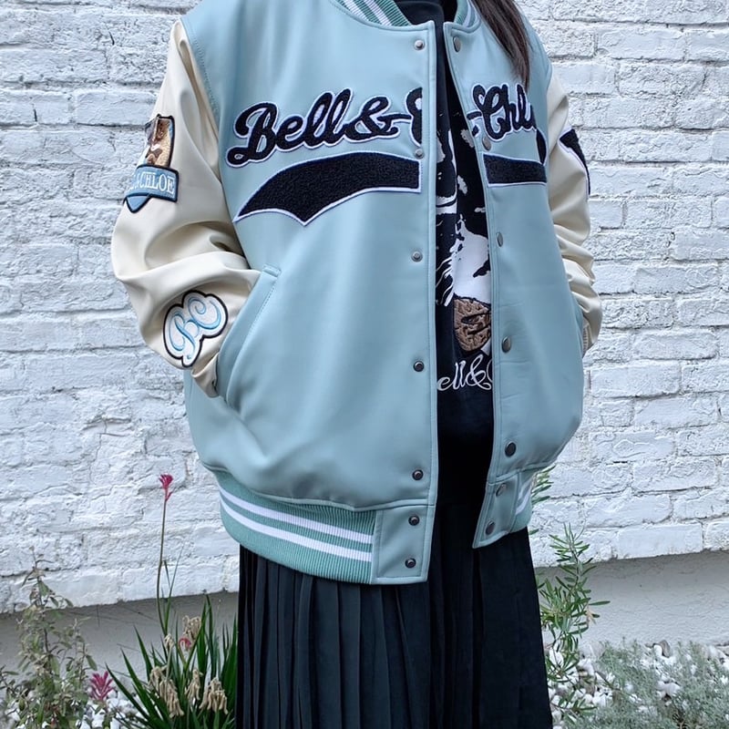 Stadium Jacket - All Leather - | Bell&Chloe STORE