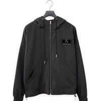 B&C Circle Logo Embroidered Sweat Hood-Jacket 【Charcoal】