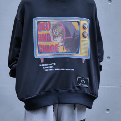 CAT on TV Sweat 【Bell】