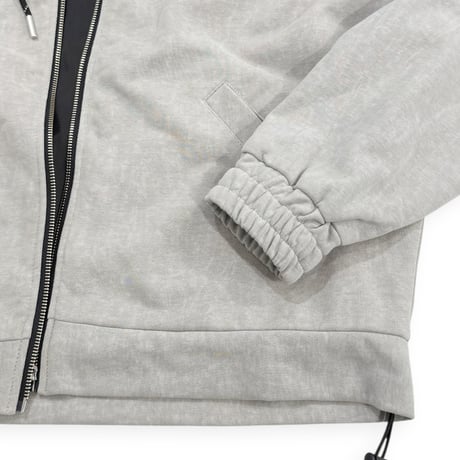B&C Circle Logo Embroidered Sweat Hood-Jacket 【Gray】