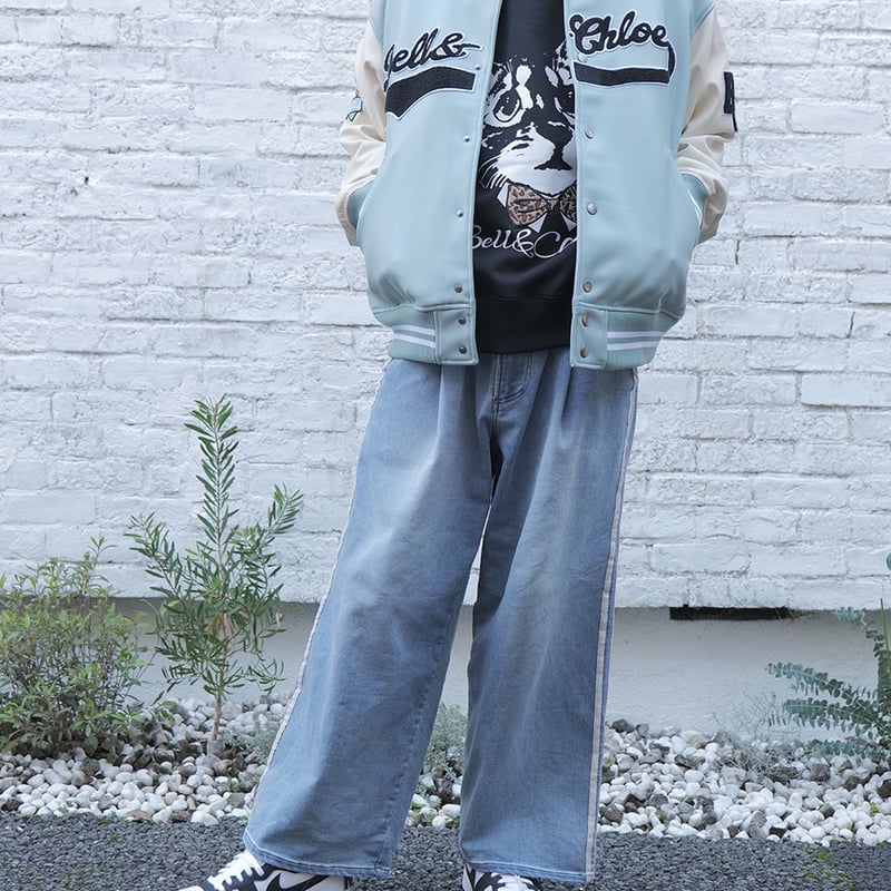 Stadium Jacket - All Leather - | Bell&Chloe STORE