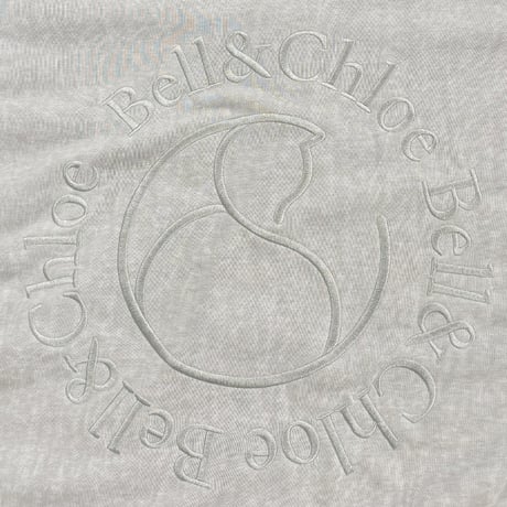 B&C Circle Logo Embroidered Sweat Hood-Jacket 【Gray】