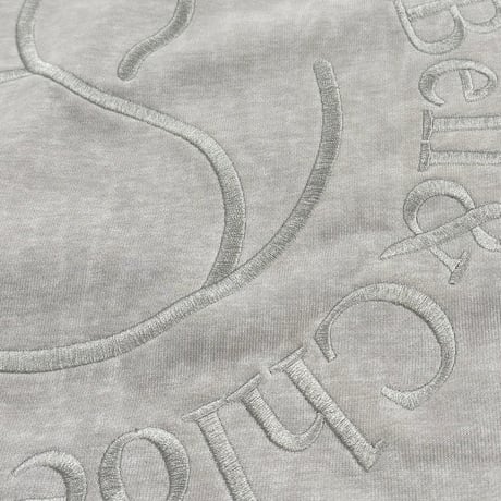 B&C Circle Logo Embroidered Sweat Hood-Jacket 【Gray】