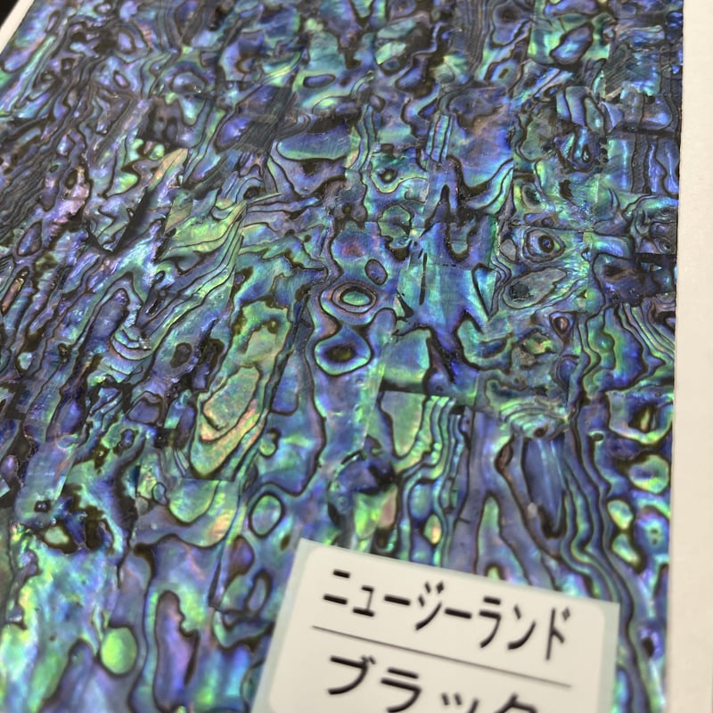 アワビシート 大判 ニュージーランド／ブラック （青味強め