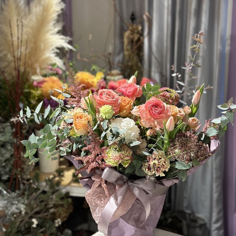 flower gift 月々1,400円コース（8800円のアレンジor花束を年2回お