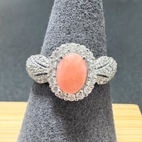 天然石インカローズ リング