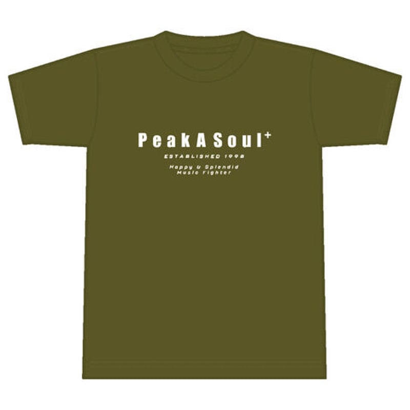 アパレル】Peak A Soul+オフィシャルTシャツ 色:オリーブ | PeakASoul...
