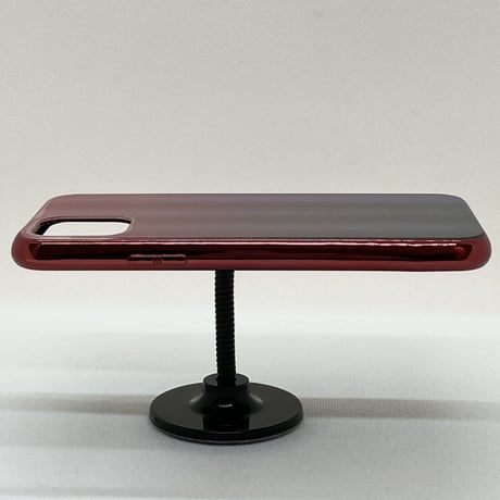 【iPhone11 Pro ケース】グラデーションガラスケース(レッド)