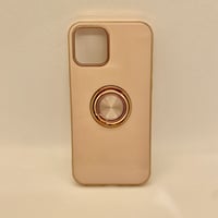 【iPhone14 Pro Max ケース】メタリックフレームリングTPU (ピンク)