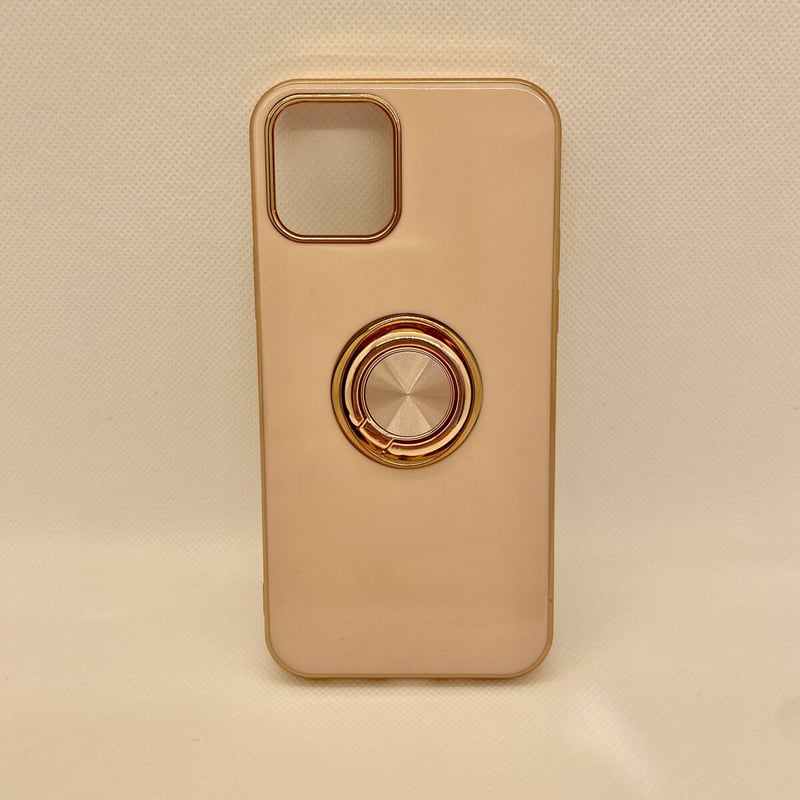 iPhone11 Pro ケース】メタリックフレームリングTPU (ピンク) | COCO