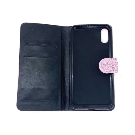【iPhoneXR ケース】PAVE手帳ケース(ピンク)