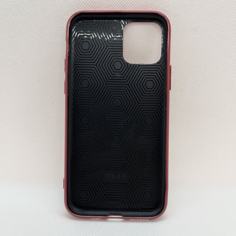 【iPhone11 Pro ケース】グラデーションガラスケース(レッド)