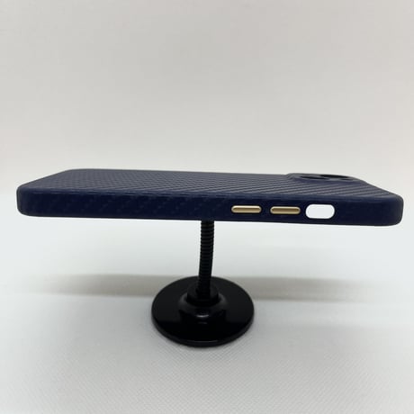 【iPhone13 Pro Max ケース】PUレザースラッシュ(ネイビー)