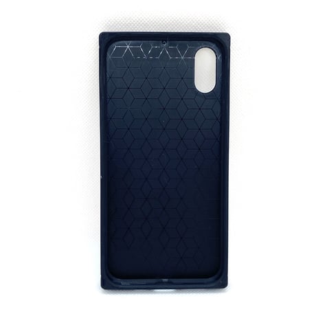 【iPhoneXS/X ケース】Square Diamondケース(ブルー)
