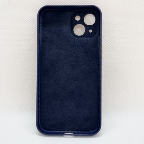 【iPhone13 Pro Max ケース】PUレザースラッシュ(ネイビー)