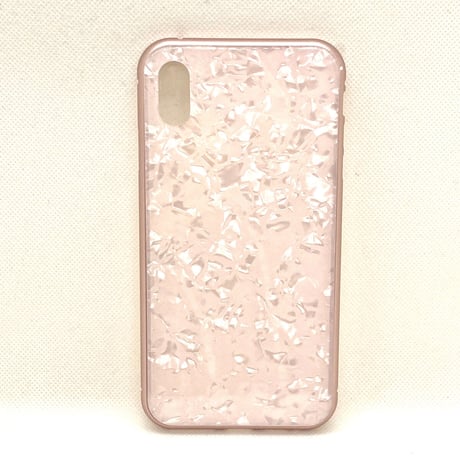 【iPhoneXS Max ケース】Shell ラウンドバンパーマグネット(ピンク)
