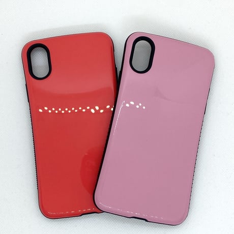 【iPhoneXS/X ケース】COLORS(ピンク)