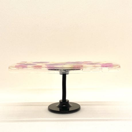 【iPhoneXS Max ケース】Pressed Flower Clear(ピンク)