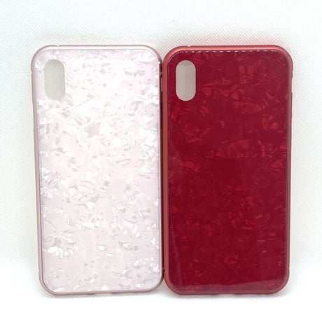 【iPhoneXS Max ケース】Shell ラウンドバンパーマグネット(ピンク)
