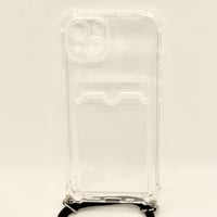 【iPhone12 Pro ケース】ショルダーカードクリアケース