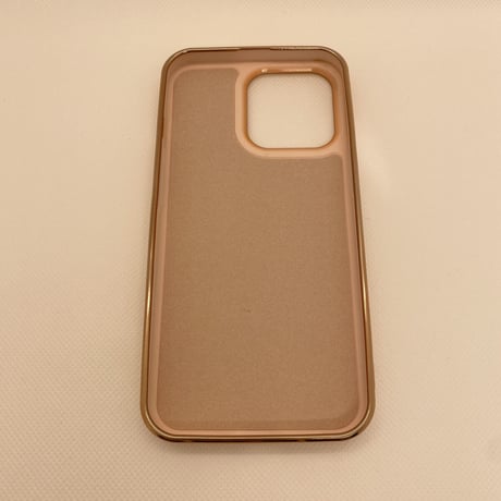 【iPhone12 ケース】メタリックフレームリングTPU (ピンク)