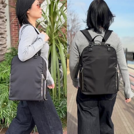 ROOF2 リュックとトートの2WAY多機能バッグ