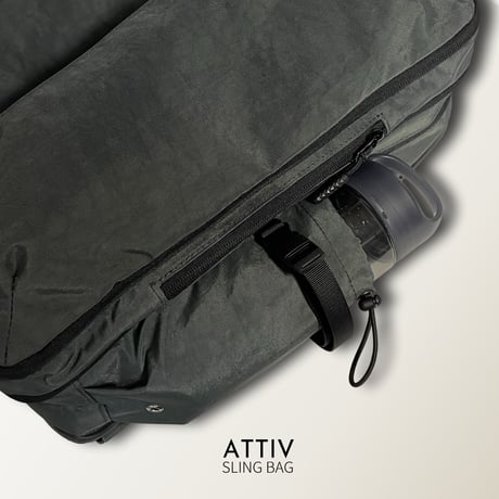 【旧モデル】ATTIV 14インチが入る6層構造！15の収納と秘密の拡張スペース！多機能スリングバッグ