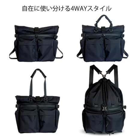 【先行予約期間限定クーポン配布中】ROTOLO X 4WAY多機能ロールトップバッグ