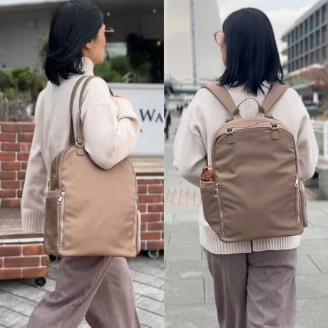 ROOF2 リュックとトートの2WAY多機能バッグ