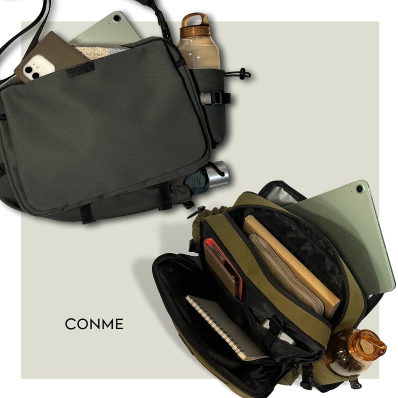 CONME 驚異の6層構造 多機能ショルダーバッグ | piuno