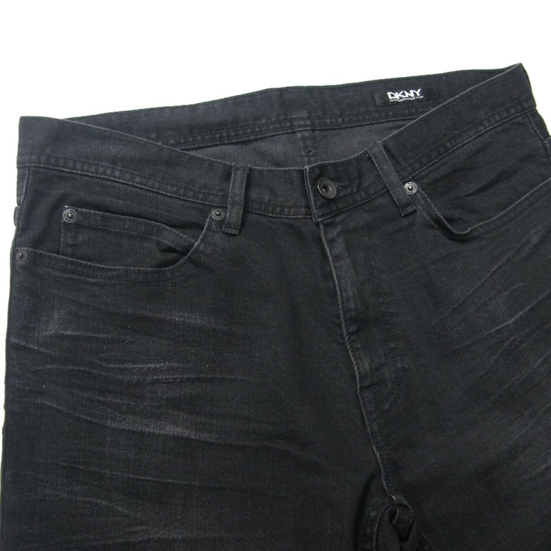 DKNY / ダナキャランニューヨーク ストレッチ ブラックデニム DKNY / ダナキャランニューヨーク ストレッチ ブラックデニム
