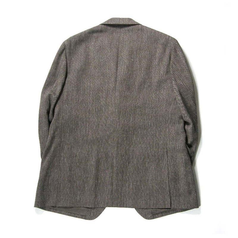 ダーバン/ヘリンボーン2Bジャケット×スラックス/日本製/セットアップ/ルク混 D'URBAN ／ ダーバン 麻混 ヘリンボーン ジャケット 日本製 レナウン