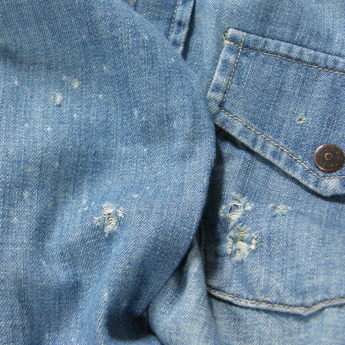 Levi's ／ リーバイス オレンジタブ デニムシャツ ウエスタンシャツ