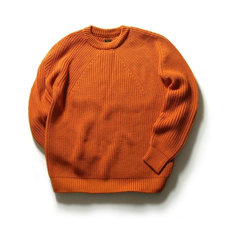 バトナー　オレンジ色 カシミヤ セーター Mサイズ batoner | STORES