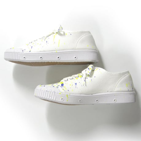 Spring Court × BEAMS LIGHTS ／ スプリングコート × ビームスライツ　G2 CANVAS スプラッシュペイント スニーカー スペイン製 41 ｜ オールシーズン