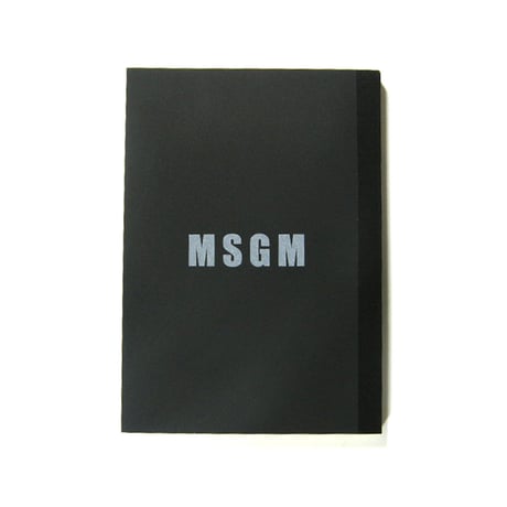 LIFE × MSGM COLLEGE ／ ライフ × エムエスジーエム カレッジ　NOBLE NOTE A5 日本製 ノーブルノート 方眼 ブラック ｜ オールシーズン　（No.353887）
