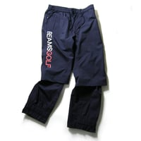 BEAMS GOLF × SAITOS × COOLMAX ／ ビームスゴルフ × サイトス × クールマックス　防水 透湿 防風 レインパンツ 日本製 ネイビー ｜ オールシーズン