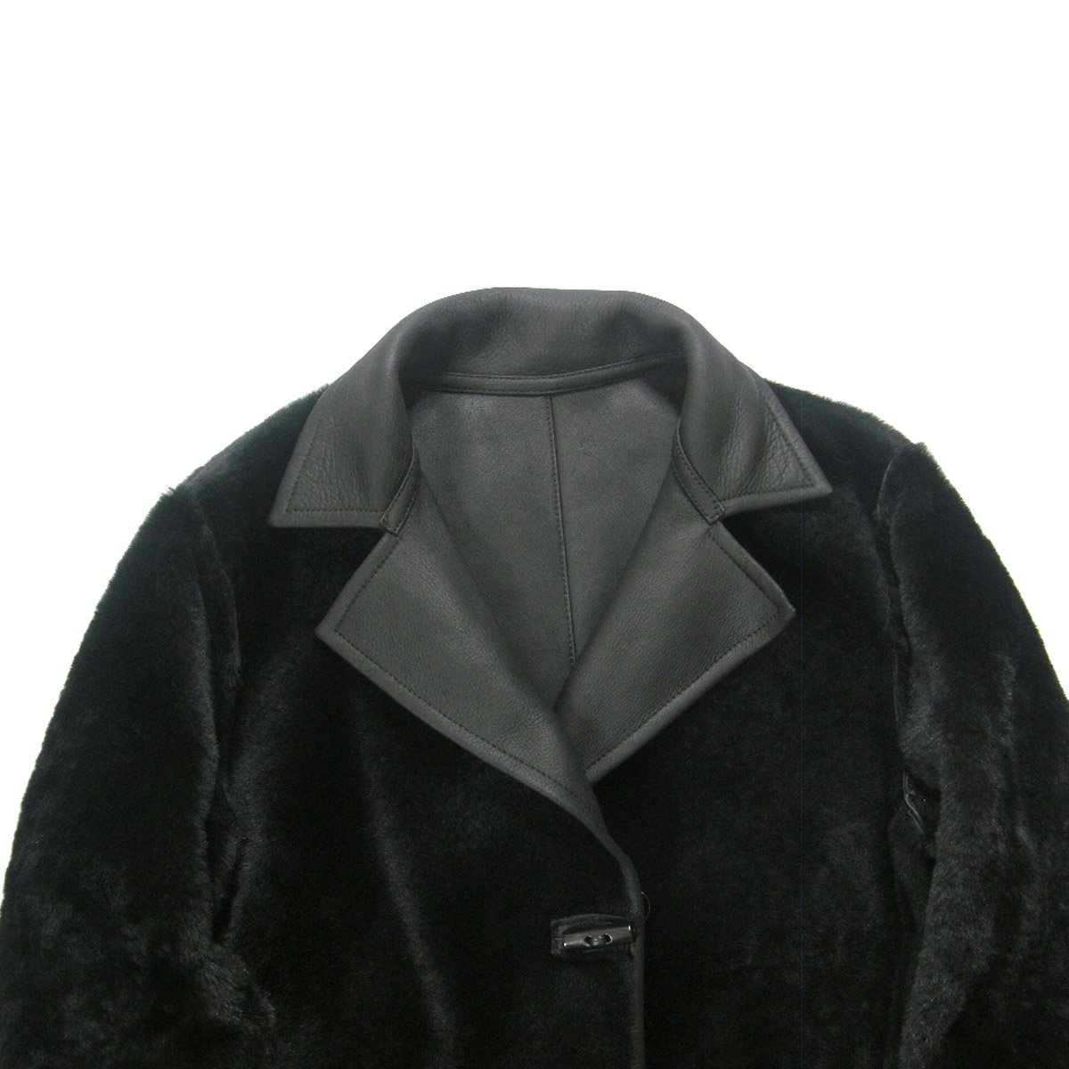 DKNY ／ ダナキャランニューヨーク 羊革 リバーシブル コート ムートン