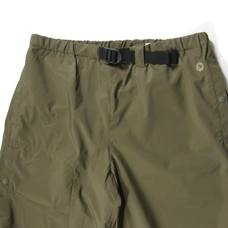 MARMOT CAPITAL ／ マーモット キャピタル　耐久撥水 耐水 透湿 防風 クロップド シェルパンツ カーキ ｜ オールシーズン　（No.380266）