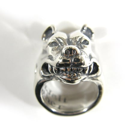 Bill Wall Leather ／ ビルウォールレザー　Large Dog Head Ring silver925 アメリカ製 ラージドッグヘッドリング シルバー925 指輪 ｜ オールシーズン