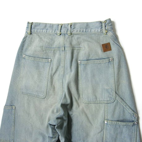 YUKI HASHIMOTO ／ ユウキハシモト　ダブルニー デニム バギー パンツ 日本製 BAGGY TWISTED DOUBLE KNEE JEANS ジーンズ ジーパン ｜ オールシーズン