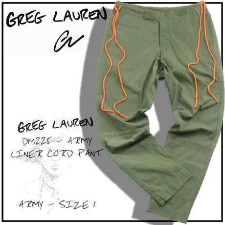 greg lauren グレッグローレン ロンハーマン カーゴパンツ Greg Lauren テーパード カーゴパンツ | グリーン | FARFETCH JP