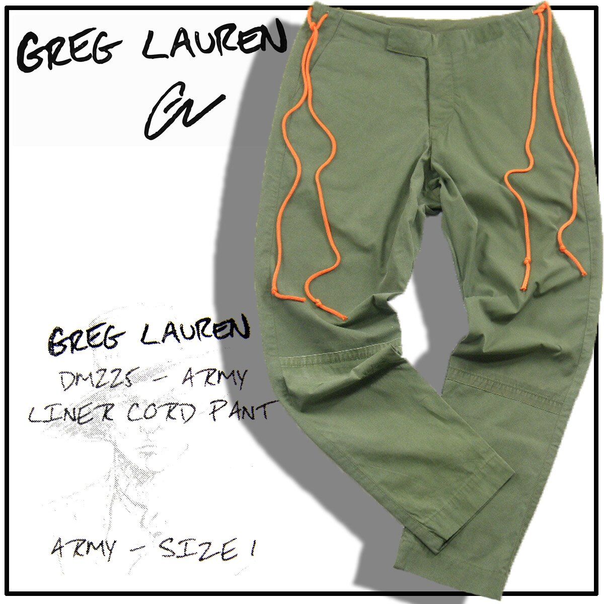 美品 グレッグローレン Greg Lauren ジャケット デニム パッチワーク ダメージ加工 コットン アウター メンズ アメリカ製 3(L相当) ネイビー/ブルー