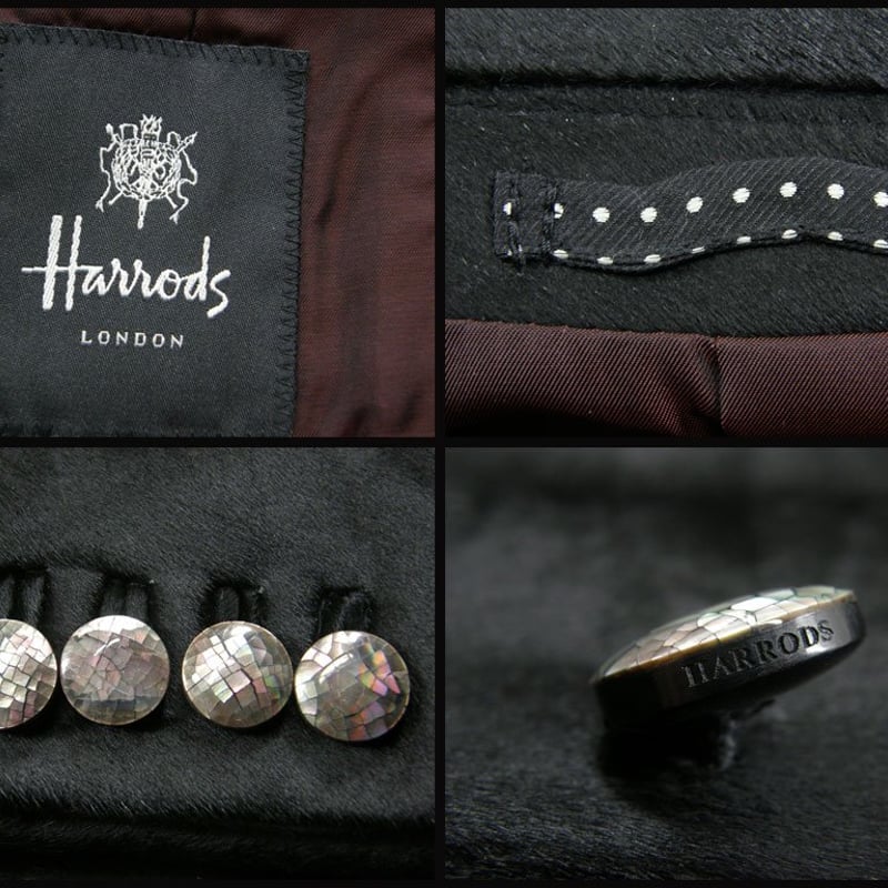 Harrods / ハロッズ ハラコ カーフレザー ジャケット 最高級 イギリス 