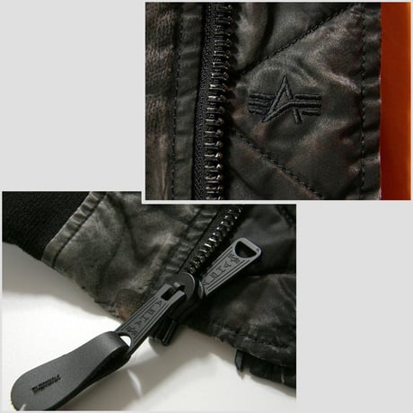 ALPHA INDUSTRIES ／ アルファインダストリーズ　US CORE SPEC フライトジャケット MA-1 リアルツリーカモ ｜ 秋冬　（No.370546）