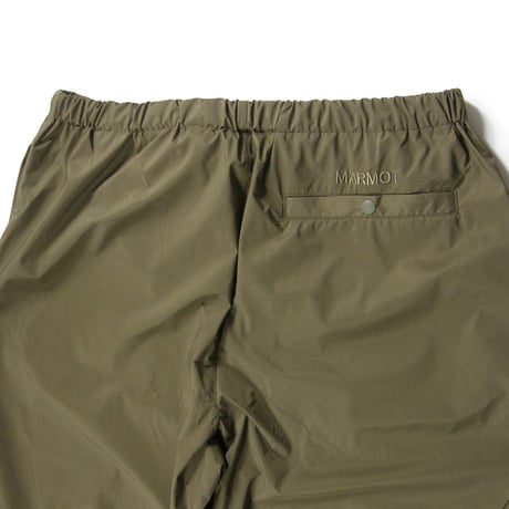 MARMOT CAPITAL ／ マーモット キャピタル　耐久撥水 耐水 透湿 防風 クロップド シェルパンツ カーキ ｜ オールシーズン　（No.380266）