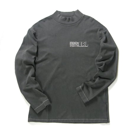 ERL ／ イーアールエル　モックネックカットソー UNISEX MAKE BELIEVE ERL LONGSLEEVE ロンT ｜ 春 秋冬　（No.370767）