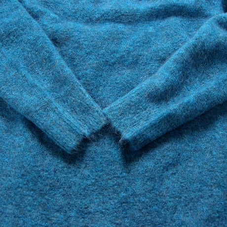 FILIPPO DE LAURENTIIS ／ フィリッポデローレンティス　ニット イタリア製 superkid mohair 稀少 スーパーキッドッモヘア セーター ブルー ｜ 秋冬　360596