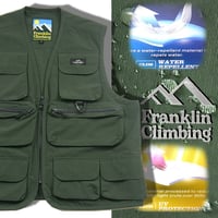 Franklin Climbing ／ フランクリンクライミング　撥水 UVカット 水陸両用 フィッシング ベスト 多収納 ｜ オールシーズン
