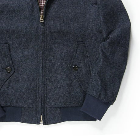 J.PRESS YORK STREET ／ Jプレス ヨークストリート　G9 ハリントンジャケット ツイード ヘリンボーン ブルゾン ジェイプレス ｜ 秋冬　（No.281470）